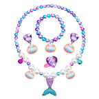 Girls Cosplay Disney Little Mermaid Ariel Prom Princess Costumes Kids Summer Casual Dress Halloween Birthday Party Dress Up 2025
