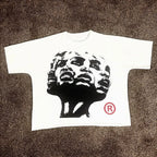 Harajuku Letter Graphic T Shirts Y2k Tops Men Women High Street Oversized T Shirt Pro Choice Streetwear Vintage Tee Clothing