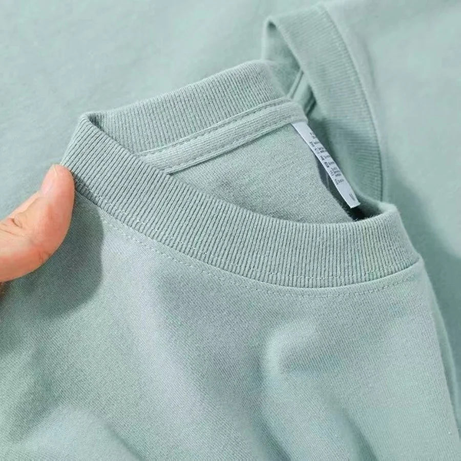 Comfortable cotton T-shirt for men and women, perfect for casual summer wear.