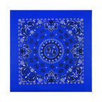 70CM Oversized Hip Hop Amoeba Cashew Cotton Square Bandana Scarf Headband Black Paisley Gifts For Men/Boys/Girls