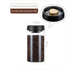 1pack Coffee Bean Storage Container Airtight Lid Sealed with Press-Down Vacuum Glass Coffee Canister,Food Storage,Coffee,Tea