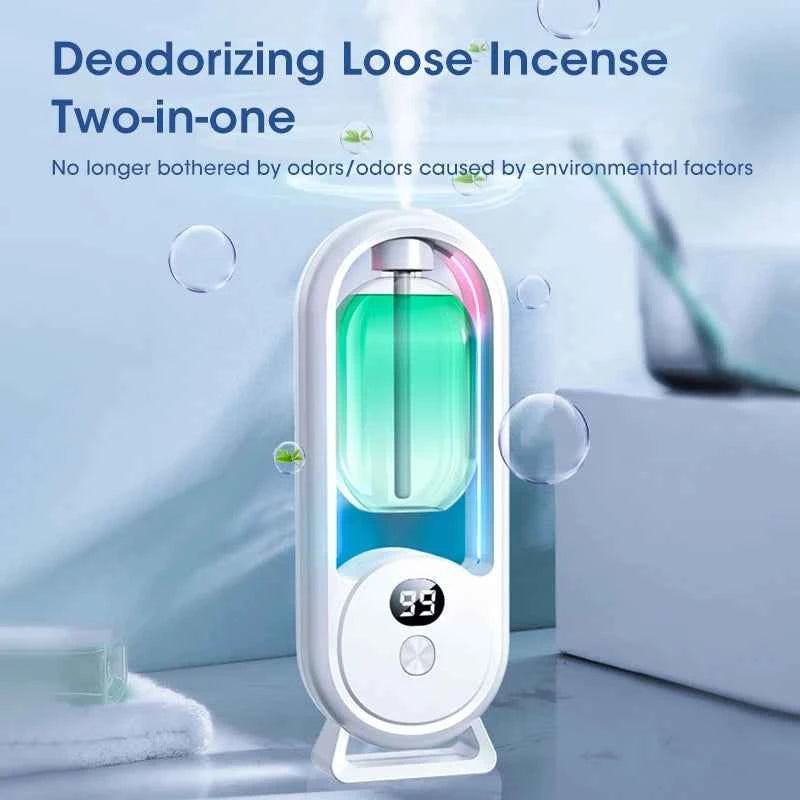 Smart Essential Oil Diffuser 5-Speed Adjustable Speed Household Fragrance Machine Kitchen & Bathroom Deodorizer Atomizer