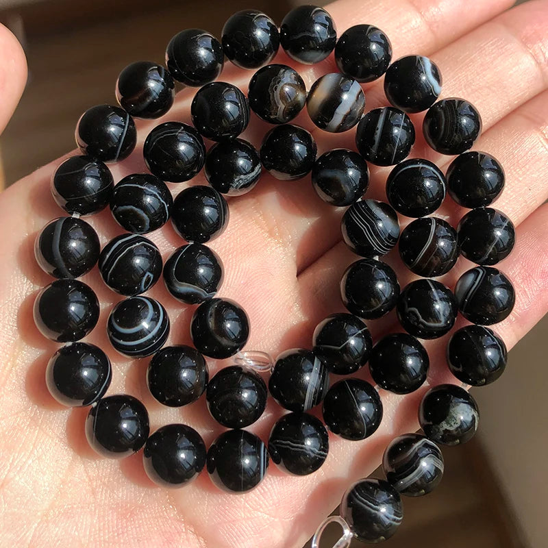 Natural Stone Beads Lapis Lazuli Round Loose Stone Beads For Jewelry Making DIY Bracelet Earrings Accessories 15'' 4/6/8/10/12mm