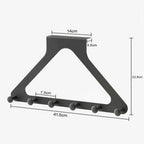 Clothes Hooks Behind The Door，PunchFree ，Traceless Hanger for Coats, Hats, Bags, and More，Over the Door Storage Organizer Hanger