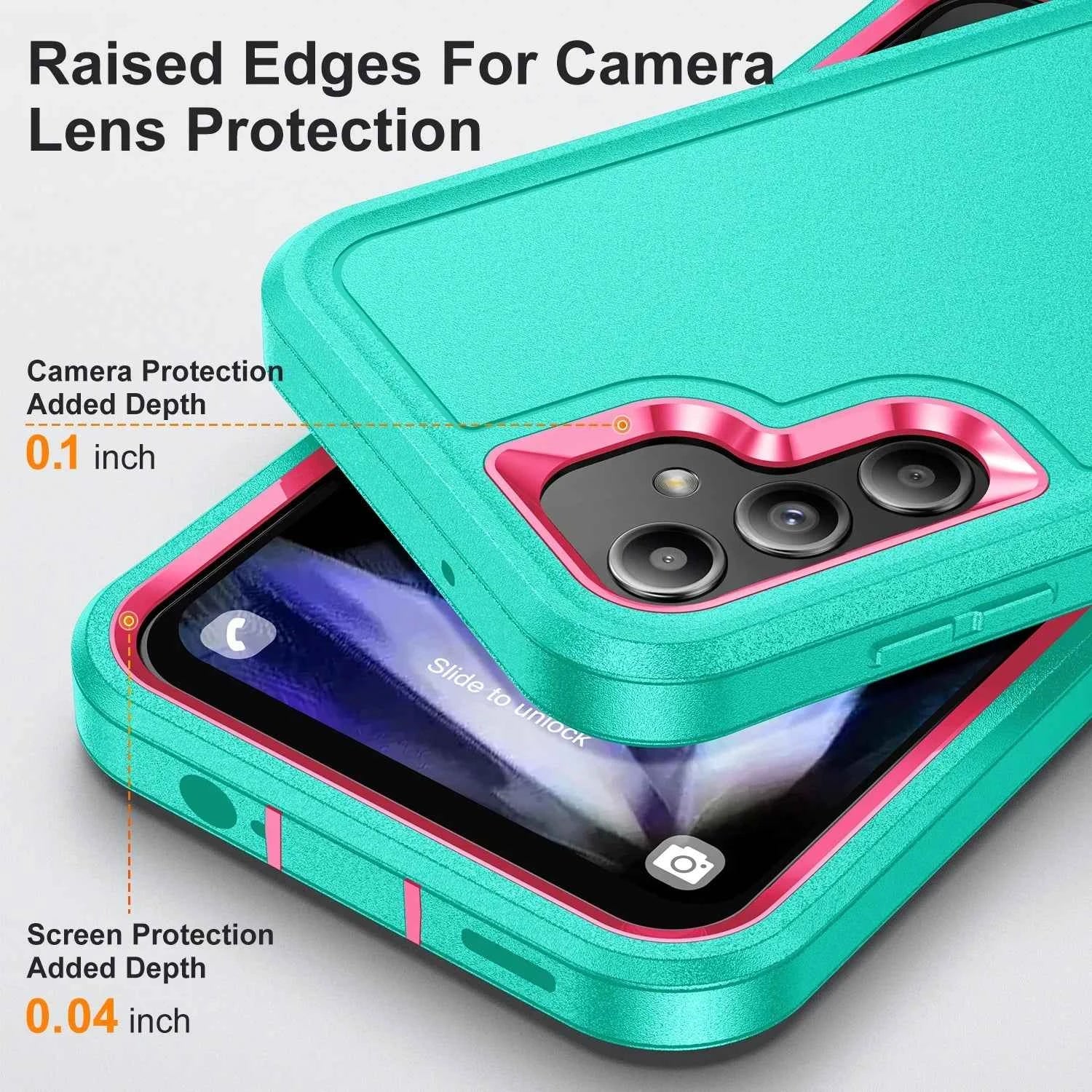 Anti-Shock Strong Cover Cases for Samsung Galaxy S26 Ultra A17 A54 5G A56 A36 A16 A15 A14 A53 S23 S25 FE S24 S25 edge S22 Plus