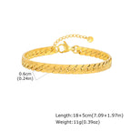 6mm Flat Cuban Chain Bracelets for Men,Trendy Stainless Steel Chain Links Wristband,Classic Punk Jewelry Gifts