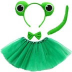 Animals  Children  Headband Tutu Skirt Tail Bow Kids  Girl Party Props Elephant Tiger Fox     Halloween Costume Cosplay