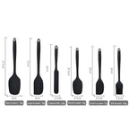 6-Piece Silicone Kitchenware Set with Spatulas and Oil Brush Kit