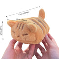 Cute Orange Cat Plush Toy Kawaii Fluffy Kitty Plushie Toy Soft Cat Stuffed Doll Toy Home Decoration for Friends Birthday Gift