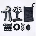 Adjustable Grip Strength Trainer Set Hand Training Equipment Grip Ring for Finger Exercises Comprehensive Fitness Kit