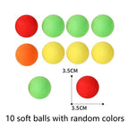Soft Bullet Target Practice Toy for Children, Educational Shooting Practice Toys with Soft Bullets