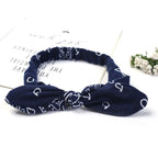 New Boho Women Soft Solid Print Headbands Vintage Cross Knot Elastic Hairbands Turban Bandanas Girls Hair Bands Hair Accessories