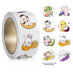 100-500pcs Cartoon Animal Stickers Teacher Reward Stickers for Kids, Party Decoration Sticker for School Classroom Home