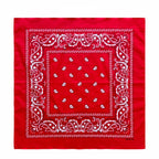 70CM Oversized Hip Hop Amoeba Cashew Cotton Square Bandana Scarf Headband Black Paisley Gifts For Men/Boys/Girls