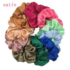Satin Scrunchies Set for Women & Girls – 25/10/6 Pcs Elastic Hair Bands | Soft Silk Ponytail Holders & Fashion Hair Accessories