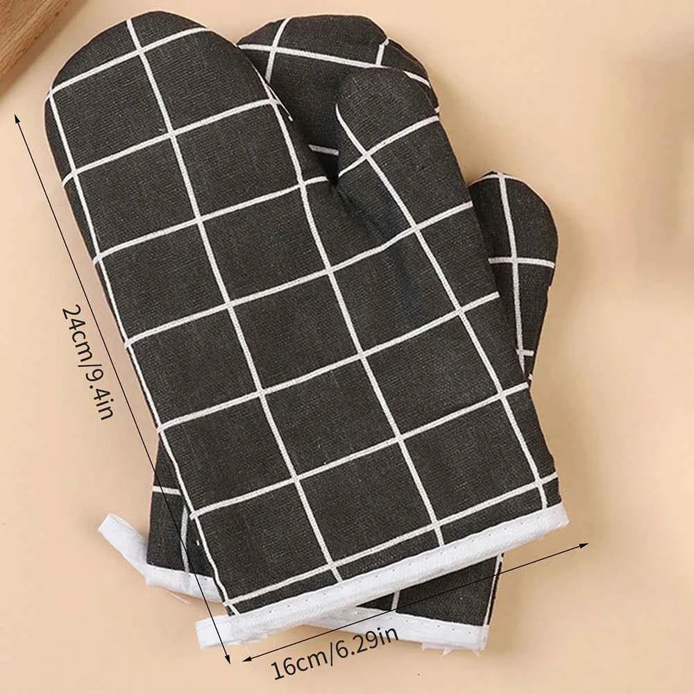 1pcs Kitchen Baking Gloves Microwave Oven Gloves High Temperature Resistant And Insulated Gloves Oven Gloves Heat-Resistant Glo
