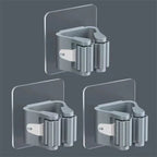 Multi-Purpose Hooks Adhesive Wall Hanging Mop Rack Broom Hanger Hook Kitchen Bathroom Organization Home Organizer Accessories