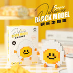 Fun Micro Particle Building Blocks Happy Eat and Play Series Vibrant Avocado Pineapple Children's Educational Assembling Toys