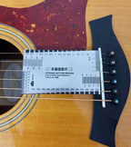 Stainless Steel String Action Gauge Ruler Guitar Bass Instrument Repair Tool Silver