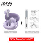 QCY Melobuds N20 BH25HT20A Wireless Bluetooth 6.0 Earphone -50dB Adaptive ANC 13mm Drivers Headsets 6 Mics HD Calls Earbud 40Hrs