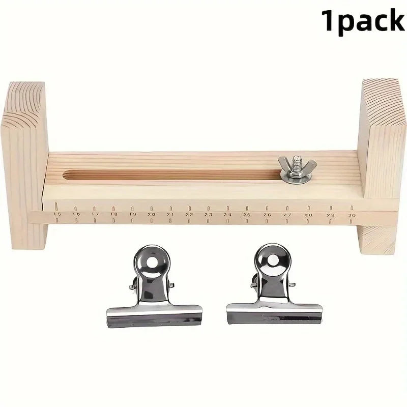 1 Set Adjustable Paracord Bracelet Making Kit, U-Shaped Wooden Frame, DIY Jewelry Crafting Tool, Ideal for Hobbyists