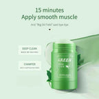 Green Tea Mask Face Clean Green Tea Cleansing Deep Moisturizing Shrink Pores Blackhead Acne Facial Korean Skin Care