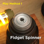 3-in-1 Skeleton Fidget Spinner Metal EDC Stress Relief Toy