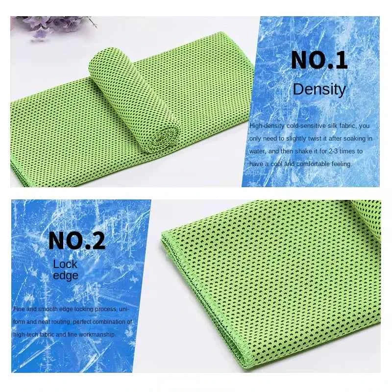 Circular Silicone Wrapped Cold Towel Cooling Towel Quick Drying Microfiber Towels Beach Accessories Towel Sport Fitness 2026