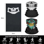 Summer Breathable Cycling Face Mask Bandana UV Protection Outdoor Face Cover for Running Hiking Skiing Hunting Men Women