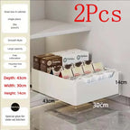 Pull-Out Kitchen Cabinet Organizer – Sliding Storage Drawer & Spice Rack