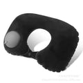 U-Shaped Inflatable Travel Pillow Portable Air Neck Support Cushion Comfortable Sleeping Press to inflate pillow neck pillow