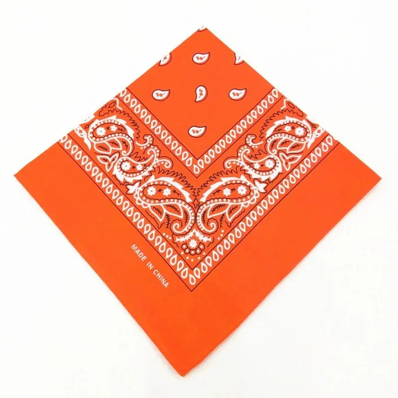 1/2/3/5PCs Unisex men women bandana hairband cowboy mens biker sports headwear wrist hairwrap single head wrap scarf