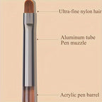 9PCS UV Gel Nail Brush Liner DIY Painting Pen Manicure Acrylic Drawing Brush for Nail Art Design Nails Tip Display Painting Tool