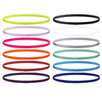 4PCS Unisex Sports Thin Headband Non-Slip Elastic Women Men Yoga Hair Bands Sweatband Football Running Biking Sports Hairband