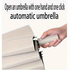12 Bone Black Glue Fully Automatic Umbrella With Thick And Durable Keel Three Fold Umbrella UV Resistant Folding Umbrella