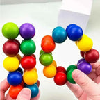 2025 Fidget Toy 3D Puzzle Ball Endless Twisted and Turned Flexible Jionts Stress Relief Desk Sculpture Toys for Kids Adult Gifts