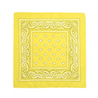Fashion Hip Hop Bandana Kerchief Unisex Black Hair Band Neck Scarf Headwear Wrist Wraps Head Square Scarves Print Handkerchief