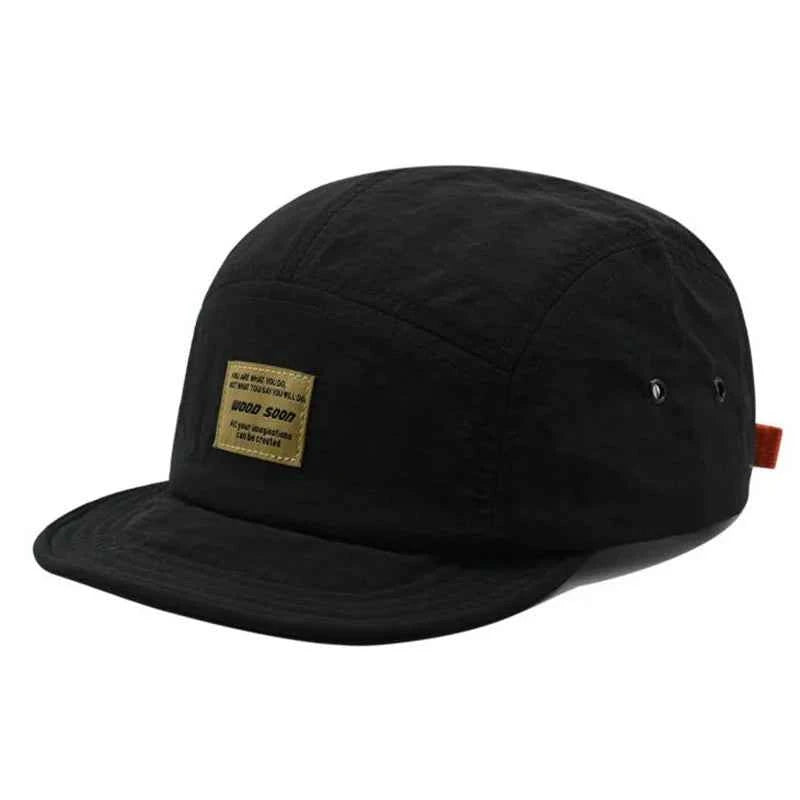 Japanese-style short-brim baseball cap for spring and summer, quick-dry, sun-protective, unisex street soft-brim sun hat
