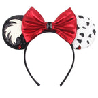 2026 Latest Halloween Cobweb Ears Headband Women Festival DIY Mouse Hairband Kids Party Villains Cosplay DIY Hair Accessories