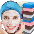 Adjustable Head Band Women Spa Wide Hairband Yoga Bath Shower Makeup Wash Face Cosmetic Headband Soft Toweling Hair Accessories