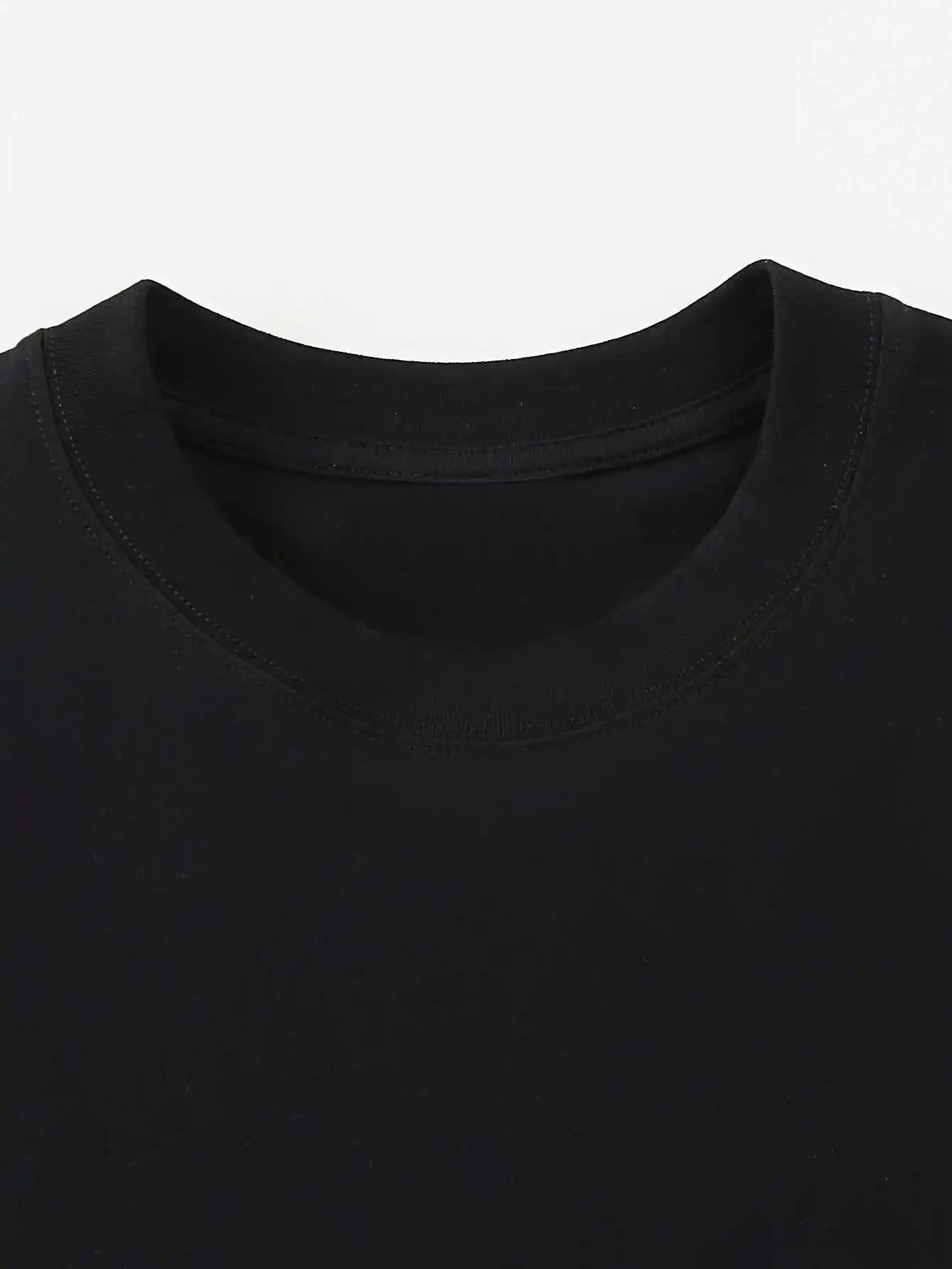 Men's Summer 100% Cotton Short Sleeve Hip-Hop Graphic Basic Couple Tee Casual Y2k Tops Breathable Men Clothing Sports Tee