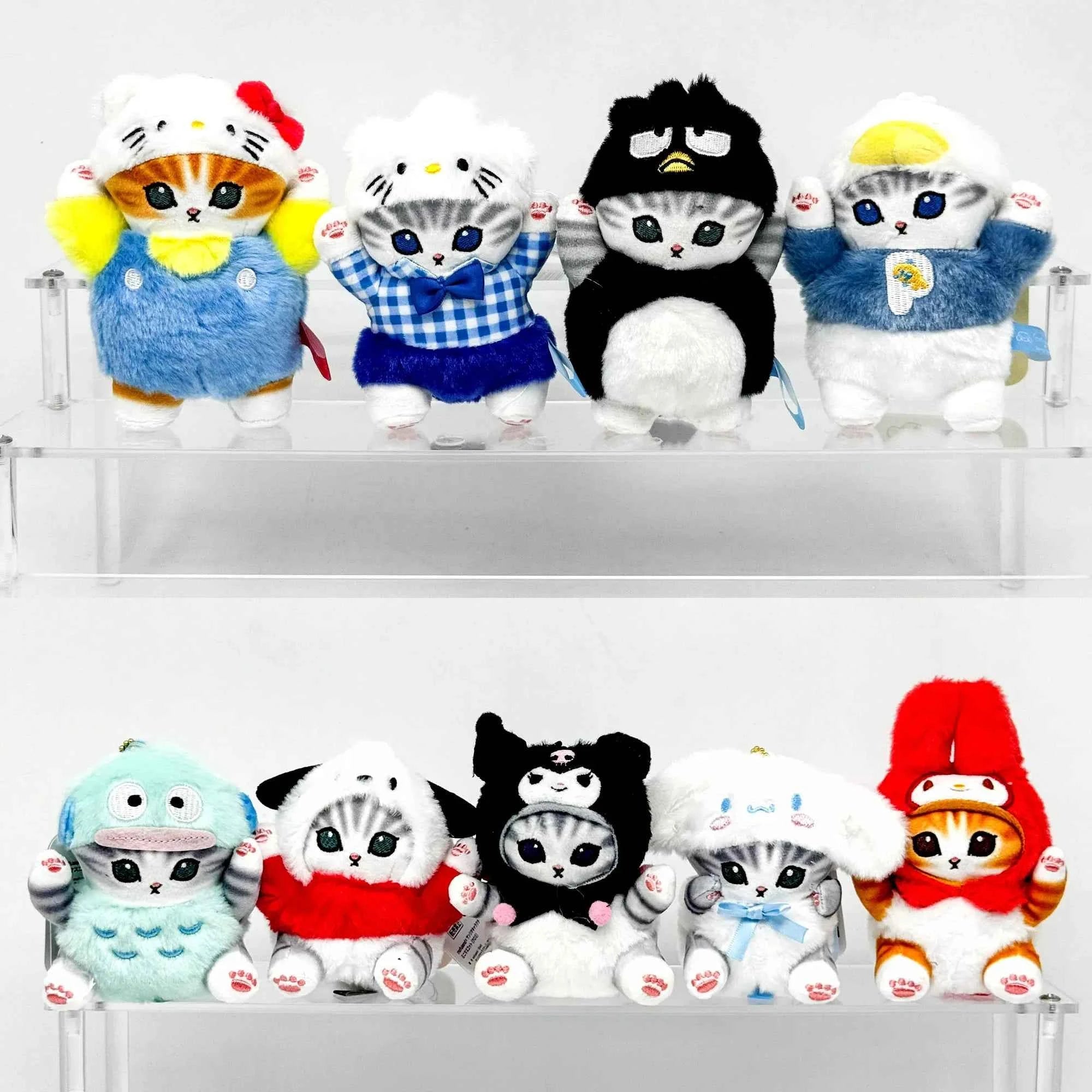 Kawaii Mofusand Sanrio Plush Keychain Anime Bag Charm