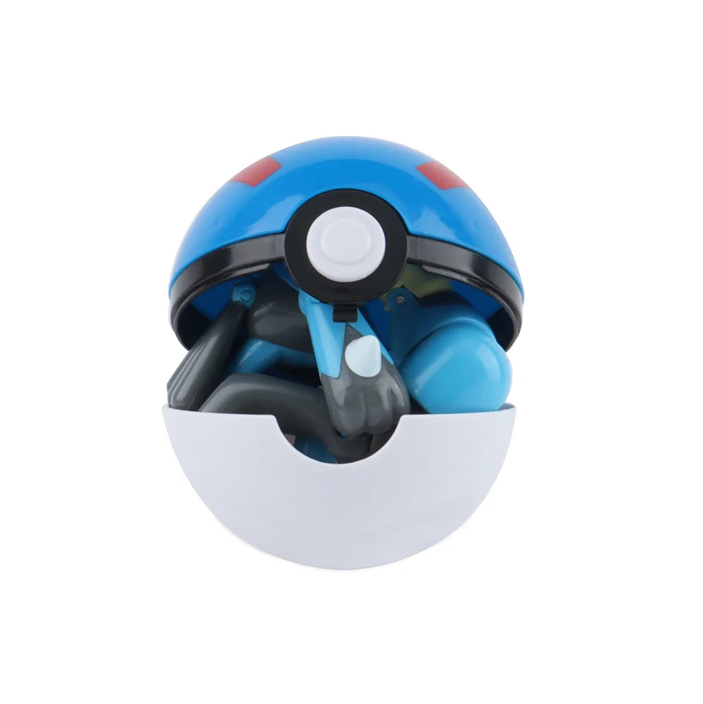 Pokemon Figures Toys Pocket Monsters Ball Model Pikachu Gengar Pokeball Dragonite Snorlax Pokeball Action Figures Toy