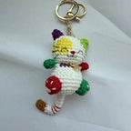 Exquisite Kitten Crochet Keychain Cute Cat Bag Charm