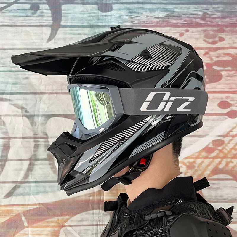 Motorcycle helmet motorcross off-road helmets ATV Dirtbike downhill racing helmet DOT capacete