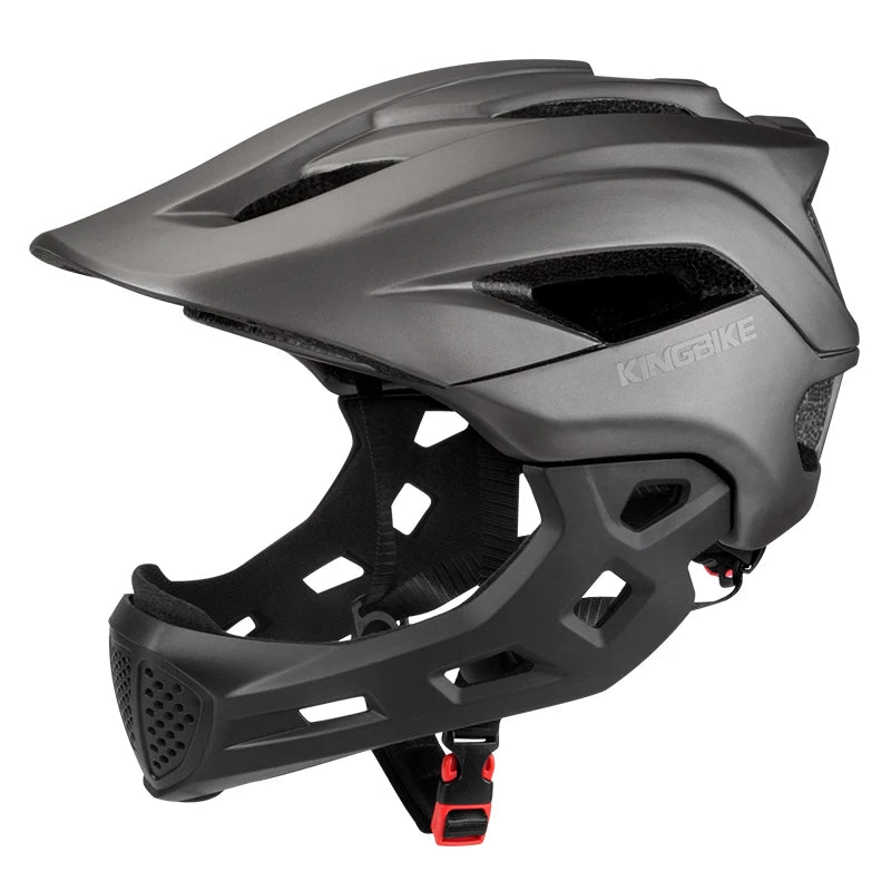 BATFOX Child Bicycle Helmet MTB Detachable Kids Full Face Helmet for Children Motorcycle Casco Bicicleta MTB Motocross Helmet