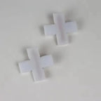 Y2K Anime Girls Red Cross Hair Clips for Women Girls Hair Accessories Hiphop Punk Barrettes Hair Pins Hairwear Cool Unique