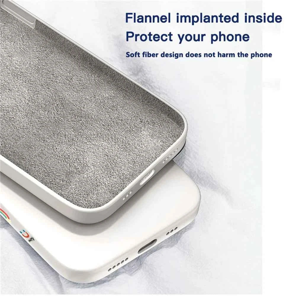luxury Liquid Silicone Case for Samsung S25 S24 Galaxy S20 S21 S22 S23 FE Plus Note10 20 A52 A31 A41 A71 A51 A72 A70 A50 Coque