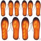 USB Heated Shoe Insoles Electric Foot Warming Pad Feet Warmer Sock Pad Mat Winter Outdoor Sports Heating Insole Winter Warm