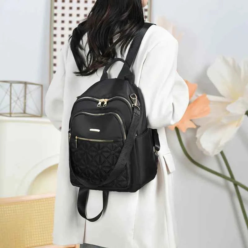 Unisex square bag Men's and women's backpack Travel backpack Casual backpack Women's Fashion backpack